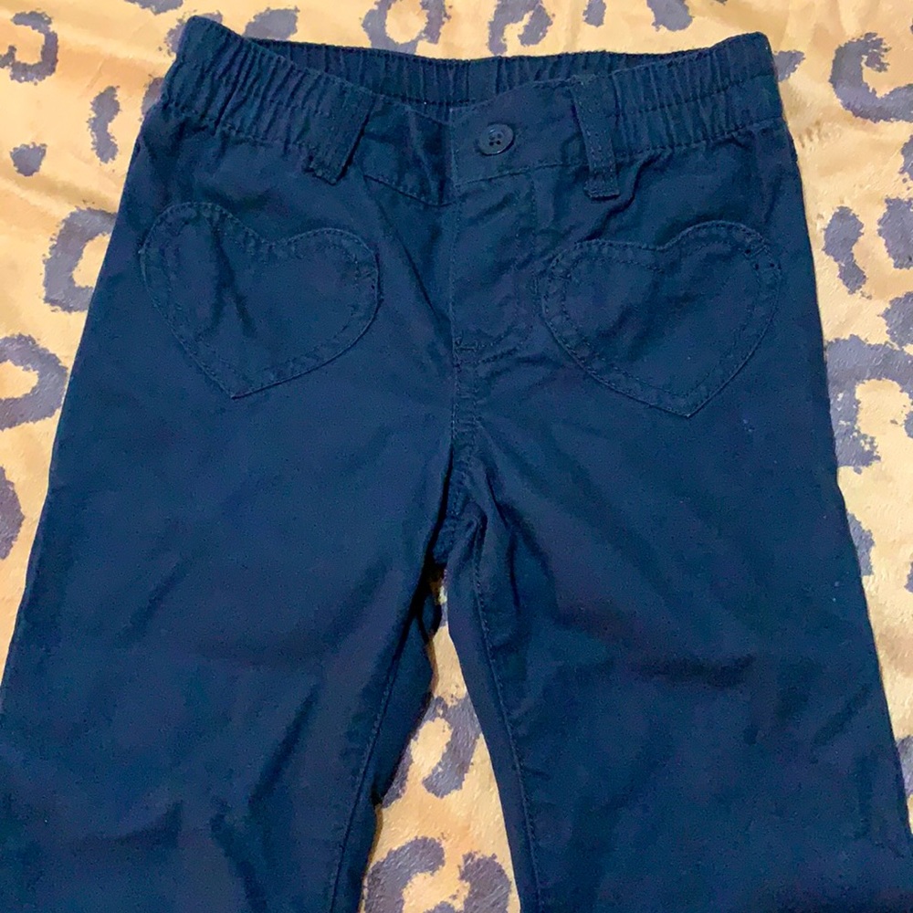 Carter’s heart black pants 18 months